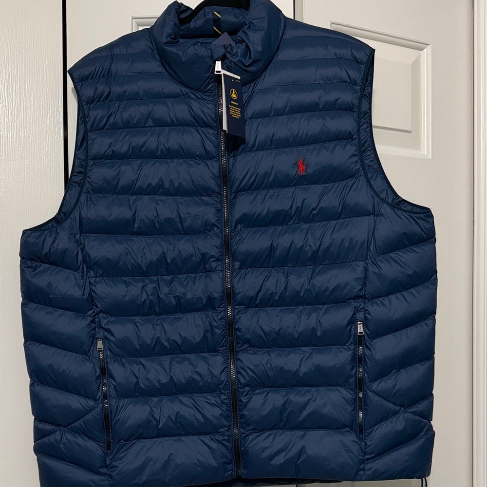Polo by Ralph Lauren Men's Blue Puffer Jacket